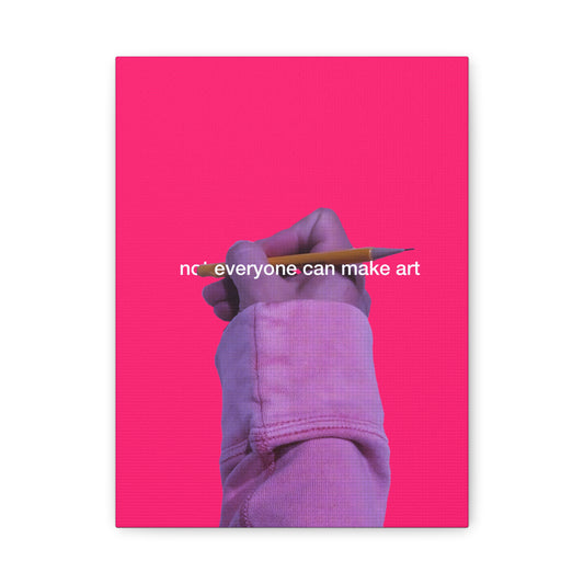 Everyone Can Make Art Canvas Print