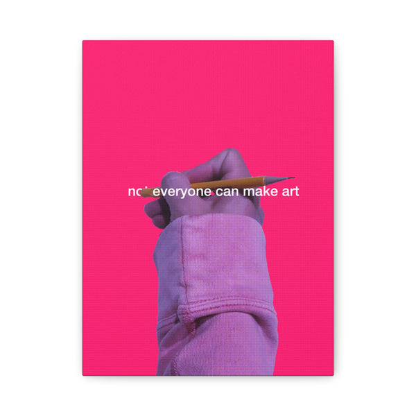Everyone Can Make Art Canvas Print