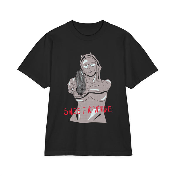 Sweet Revenge Oversized Drop Shoulder Shirt Grey Version